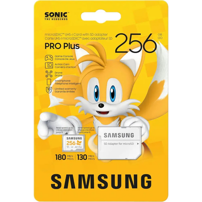 Карта памет Samsung SONIC PRO PLUS microSDXC UHS-I 256GB
