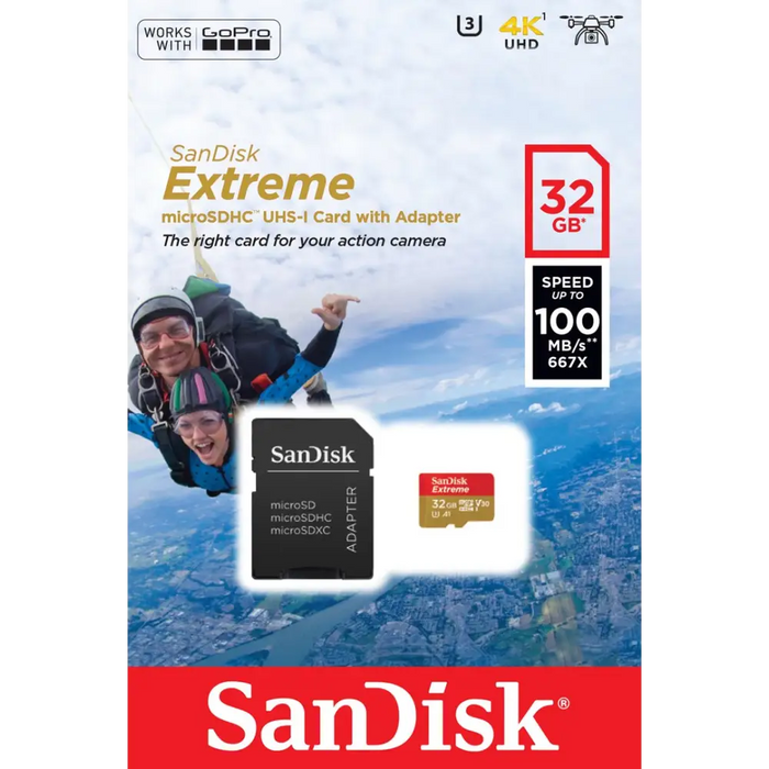 Карта памет Sandisk Extreme® microSDHC Card 32GB