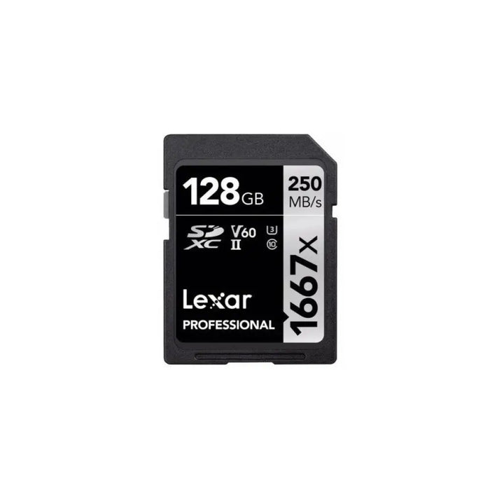 КАРТА ПАМЕТ SDXC 128GB 250/90MB/s UHS-II V60 U3 LEXAR