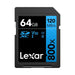 КАРТА ПАМЕТ SDXC 64GB 120/45MB/s UHS-I,V30,U3 LEXAR