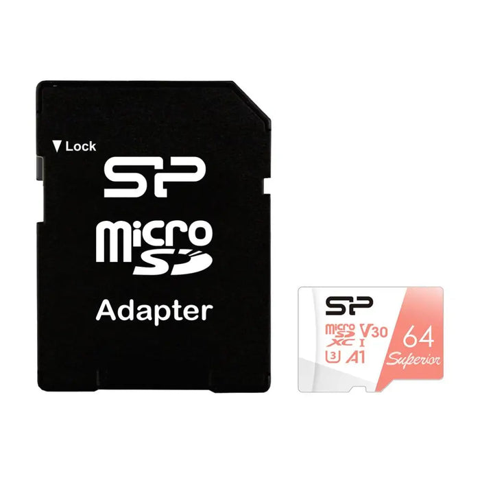 Карта памет Silicon Power Superior 64GB microSDXC Class 10