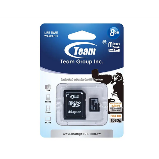 Карта памет TEAM micro SDHC 8GB