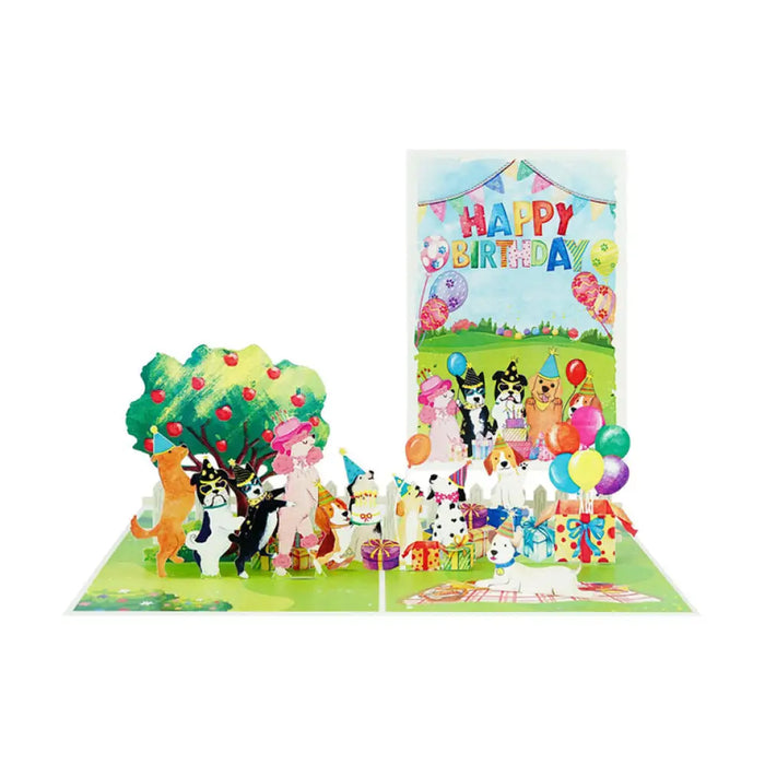 КАРТИЧКА POP-UP ПАРТИ С КУЧЕТА KIRIORI 13502