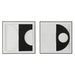 Картина 3D Home ESPRIT Гипс Дървен MDF 60 x 6,5 x 60 cm