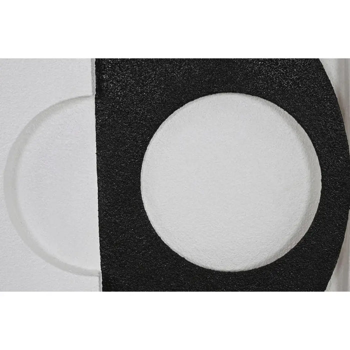 Картина 3D Home ESPRIT Гипс Дървен MDF 60 x 6,5 x 60 cm