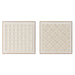 Картина 3D Home ESPRIT Гипс Дървен MDF 60 x 7 x 60 cm