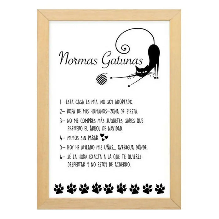 Картина Бял Котки 35 x 25 cm 32 x 25 cm