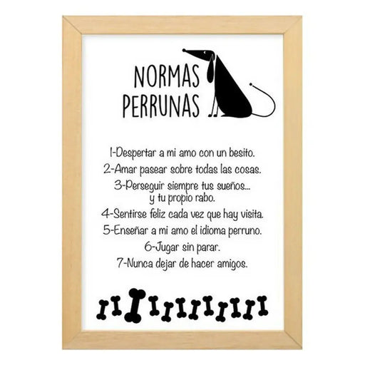 Картина Бял Куче 35 x 25 cm 32 x 25 cm