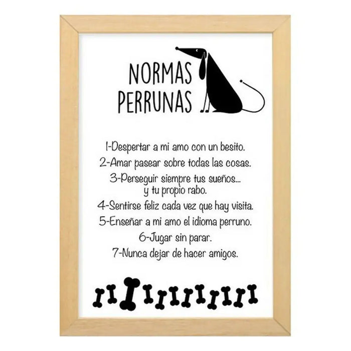 Картина Бял Куче 35 x 25 cm 32 x 25 cm