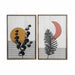 Картина DKD Home Decor 51 x 3 x 76,5 cm луна Скандинавски