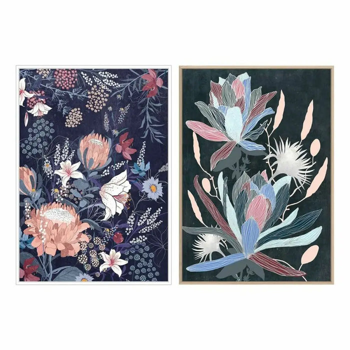 Картина DKD Home Decor 53 x 4,3 x 73 cm Lilled Модерен (2