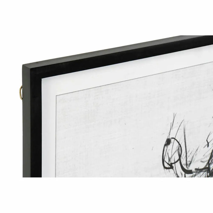 Картина DKD Home Decor 70 x 2,5 x 90 cm Дама Модерен (2
