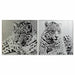 Картина DKD Home Decor Алуминий Кристал 100 x 2,5 x 100 cm
