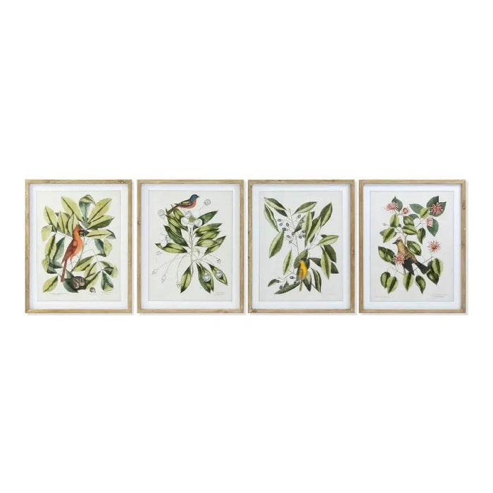 Картина DKD Home Decor Bird Кристал Ела 55 x 2,5 x 70 cm (4
