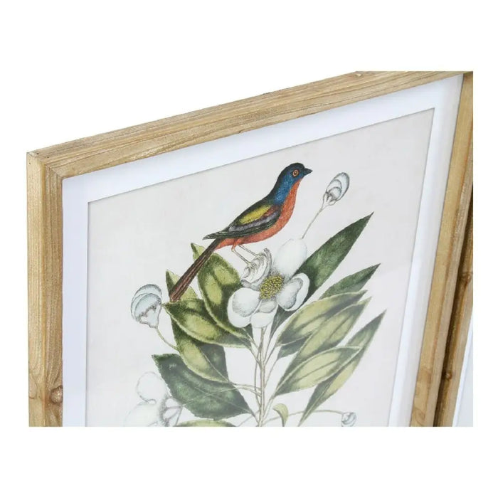 Картина DKD Home Decor Bird Кристал Ела 55 x 2,5 x 70 cm (4