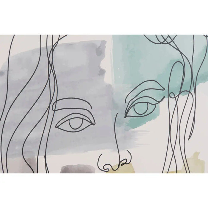 Картина DKD Home Decor Дама (40 x 3 x 60 cm) (6 броя)