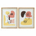 Картина DKD Home Decor Кристал Дървен MDF 55 x 2 x 70 cm