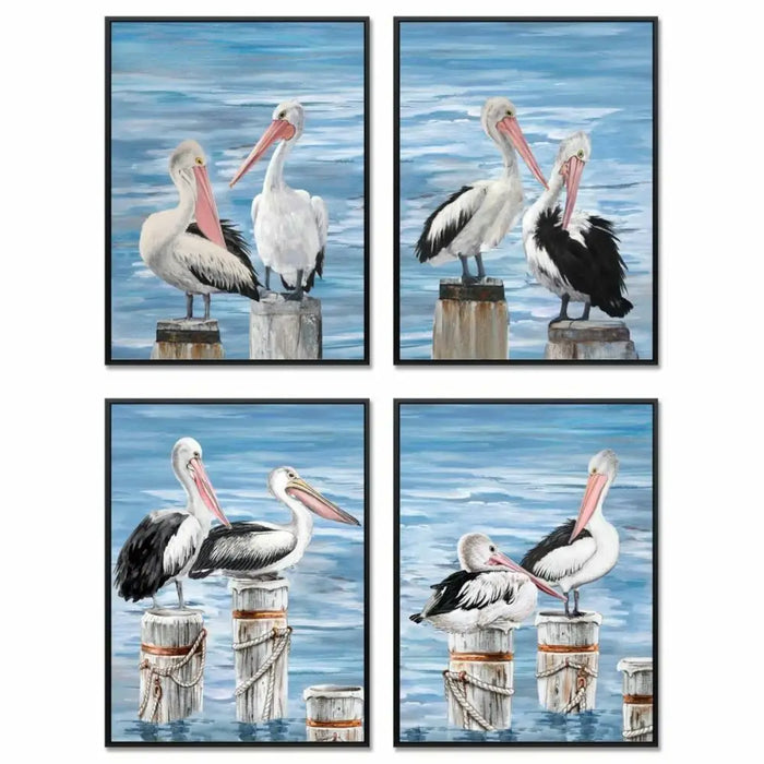 Картина DKD Home Decor Lind Средиземноморско (53 x 3,5 x 73