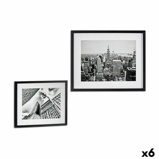 Картина Gift Decor 94951 94951 Черен Дървен Cтъкло Сграда