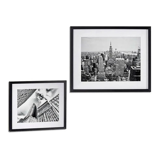Картина Gift Decor 94951 Черен Дървен Cтъкло 43 x 3 x 53 cm