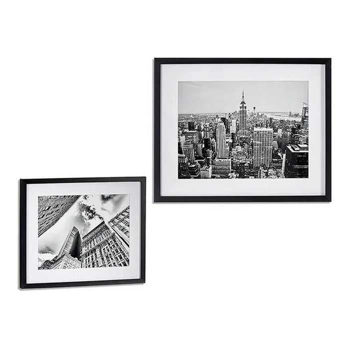 Картина Gift Decor 94951 Черен Дървен Cтъкло 43 x 3 x 53 cm