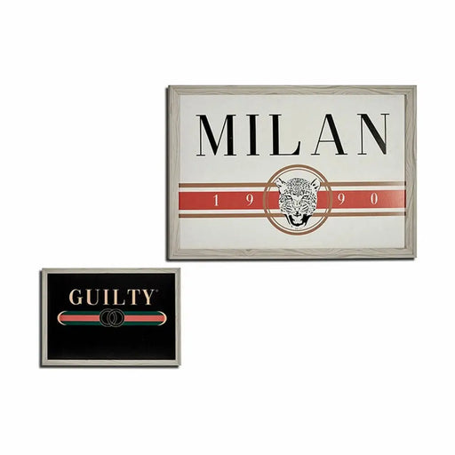 Картина Gift Decor 94969 GUILTY MILAN Сметана ПДЧ 46 x 2 x