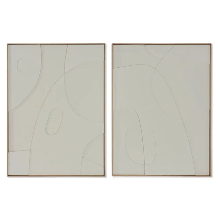 Картина Home ESPRIT Абстрактен Скандинавски 75 x 4 x 100 cm