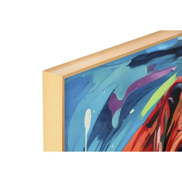 Картина Home ESPRIT Алуминий Дървен MDF 80 x 3,5 x 80 cm