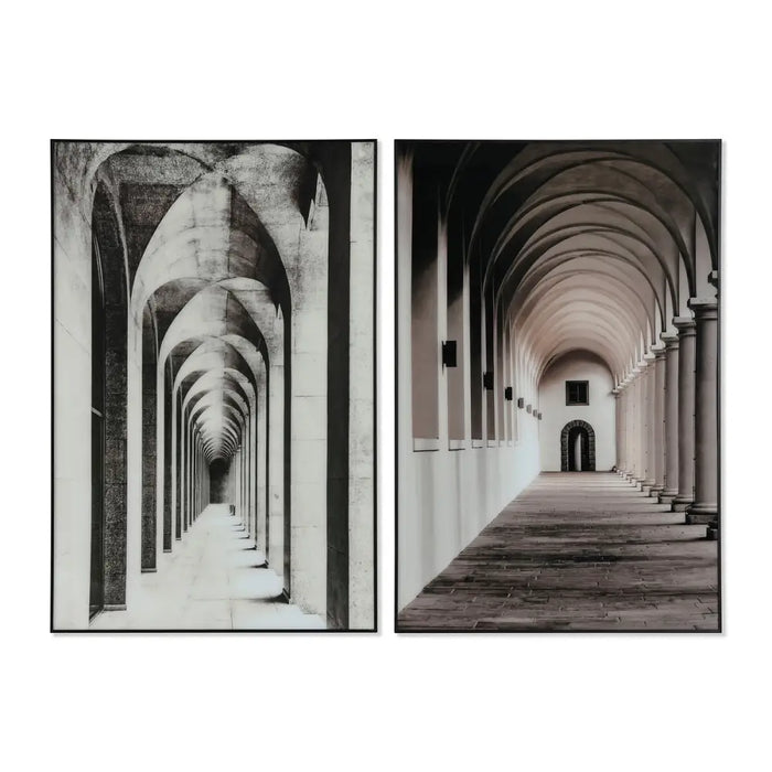Картина Home ESPRIT Алуминий Кристал 80 x 2,5 x 120 cm