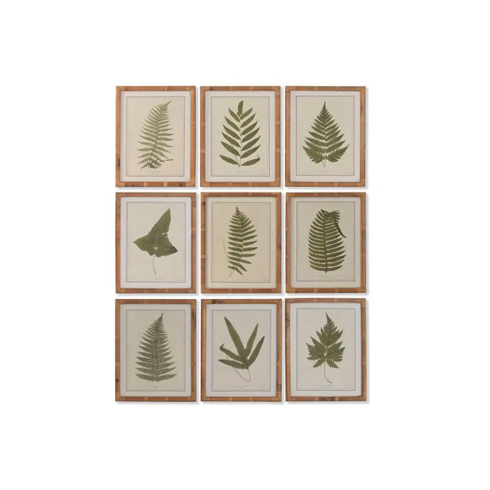 Картина Home ESPRIT Бамбук Кристал 40 x 2,5 x 50 cm (9 броя)
