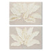 Картина Home ESPRIT Бял Бежов Листи Cottage 90 x 3 x 60 cm