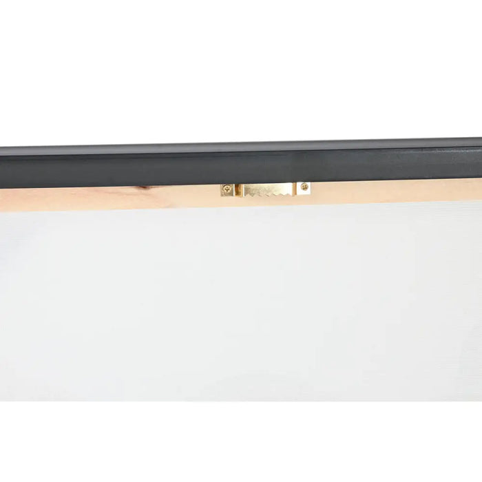 Картина Home ESPRIT Бял Черен Куче Loft Лакиран 62 X 3 X 62