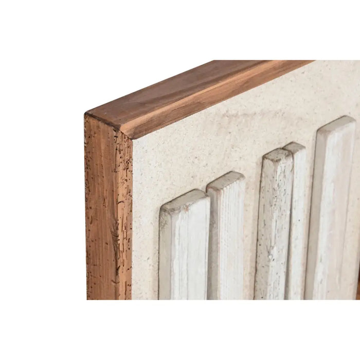 Картина Home ESPRIT Бор Рециклирано дърво 42,5 x 4 x 62,5