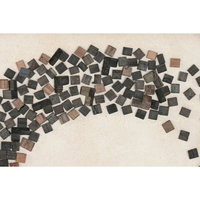Картина Home ESPRIT Бор Рециклирано дърво 82,5 X 4 X 82,5 CM