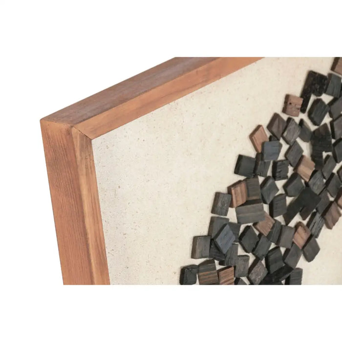 Картина Home ESPRIT Бор Рециклирано дърво 82,5 X 4 X 82,5 CM