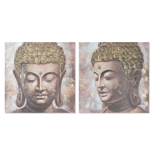 Картина Home ESPRIT Буда Ориенталски 100 x 3 x 100 cm (2