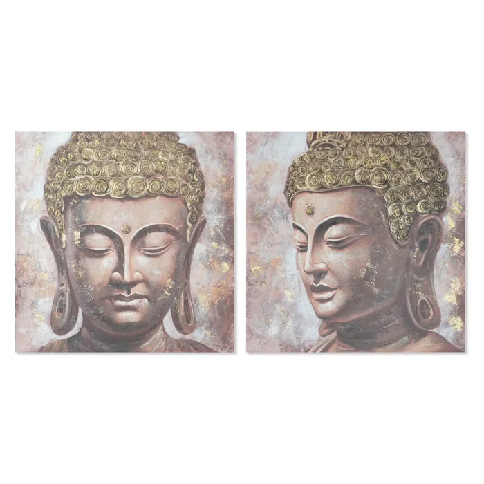 Картина Home ESPRIT Буда Ориенталски 100 x 3 x 100 cm (2