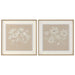 Картина Home ESPRIT Бял Бежов Lilled Shabby Chic 62,5 X 3,8