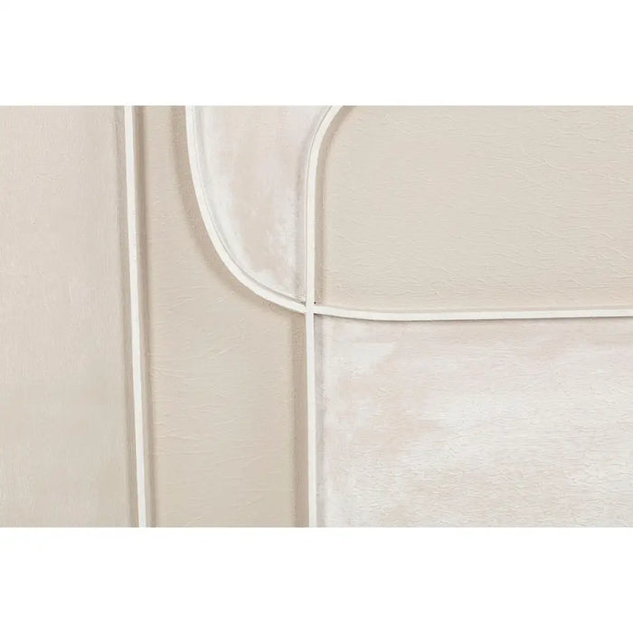 Картина Home ESPRIT Бял Бежов Абстрактен Град 92 x 4,5 x 92