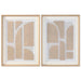Картина Home ESPRIT Бял Бежов Абстрактен Град 60 x 5 x 80