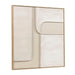 Картина Home ESPRIT Бял Бежов Абстрактен Град 92 x 4,5 x 92