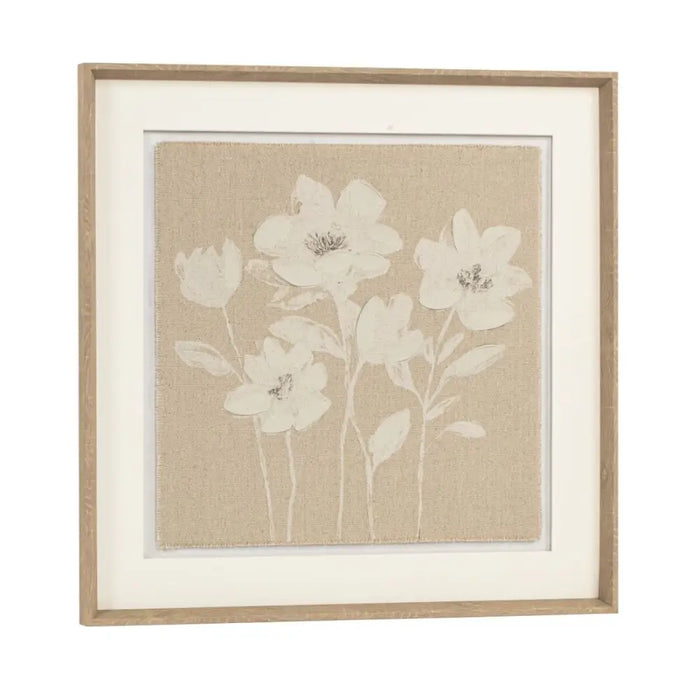 Картина Home ESPRIT Бял Бежов Lilled Shabby Chic 62,5 X 3,8