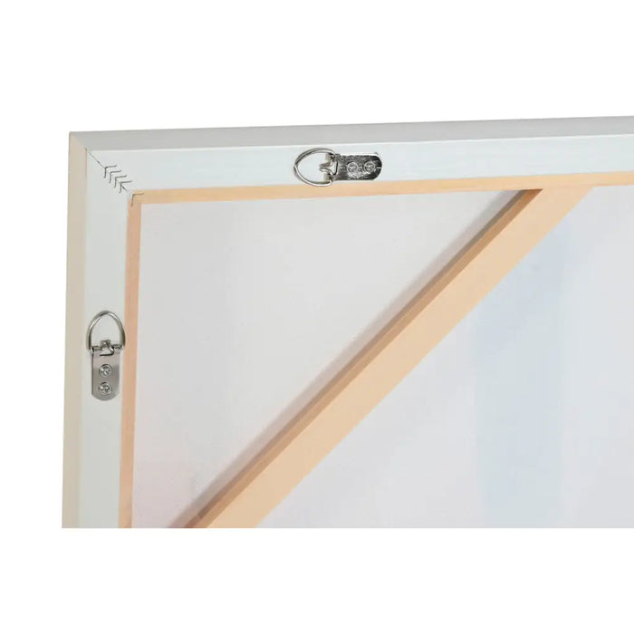 Картина Home ESPRIT Бял цвят тюркоаз Абстрактен Град 120 x
