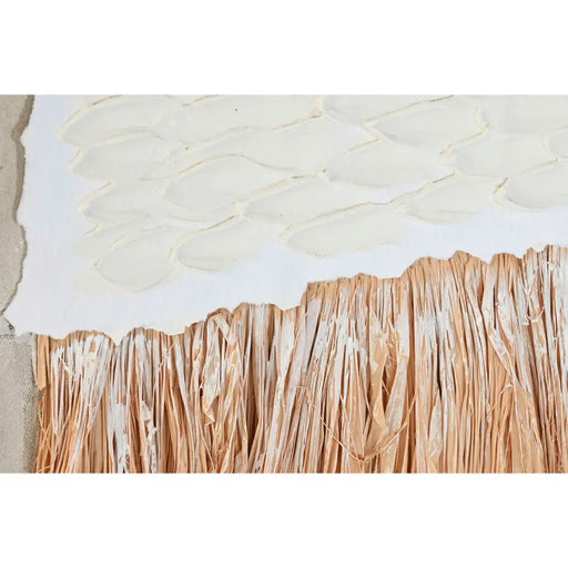 Картина Home ESPRIT Бял Естествен Boho 82 x 4,5 x 82 cm (2