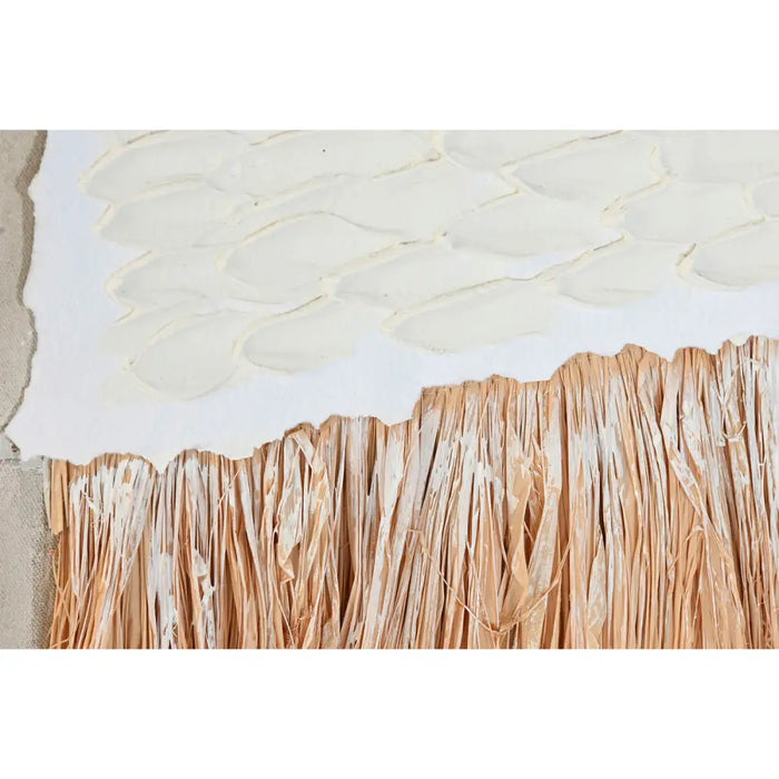 Картина Home ESPRIT Бял Естествен Boho 82 x 4,5 x 82 cm (2