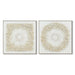 Картина Home ESPRIT Бял Кръгове 102 x 4,5 x 102 cm (2 броя)