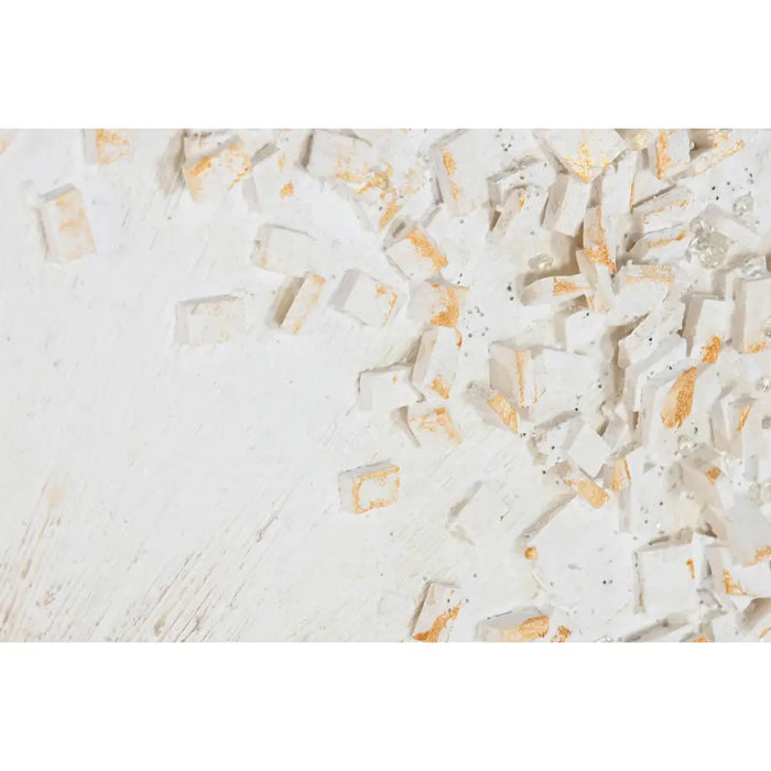 Картина Home ESPRIT Бял Кръгове 102 x 4,5 x 102 cm (2 броя)