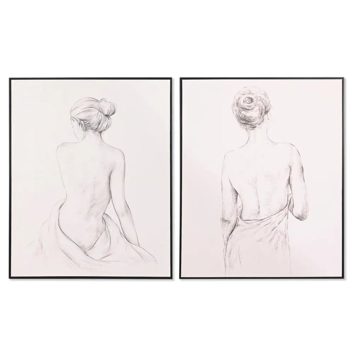 Картина Home ESPRIT Дама Модерен 82,3 x 4,5 x 102,3 cm (2