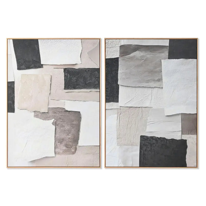 Картина Home ESPRIT Дървен Пластно 103 x 4,3 x 143 cm 102,6