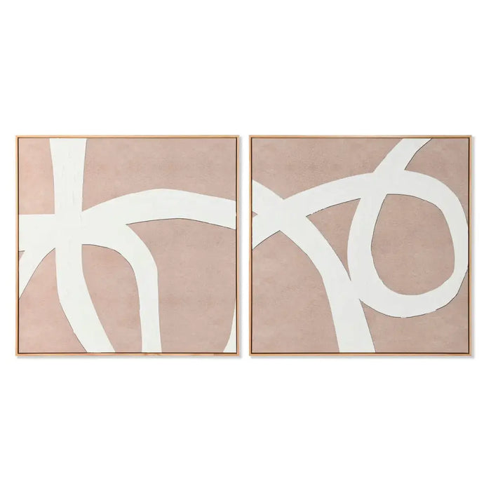 Картина Home ESPRIT Дървен Пластно 103 x 4,3 x 103 cm 102,6